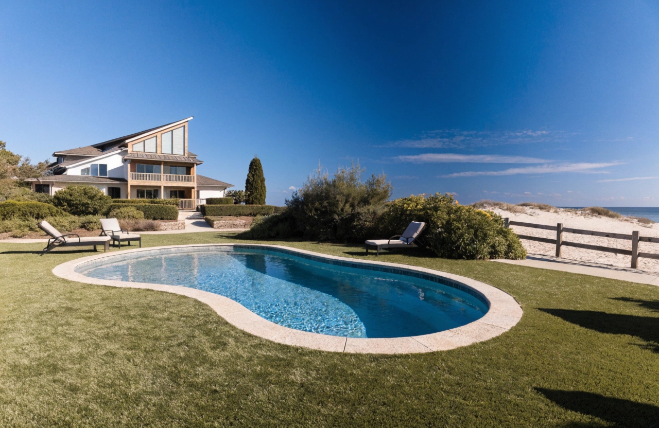 Artificial turf pool surround installation in an Illawarra backyard